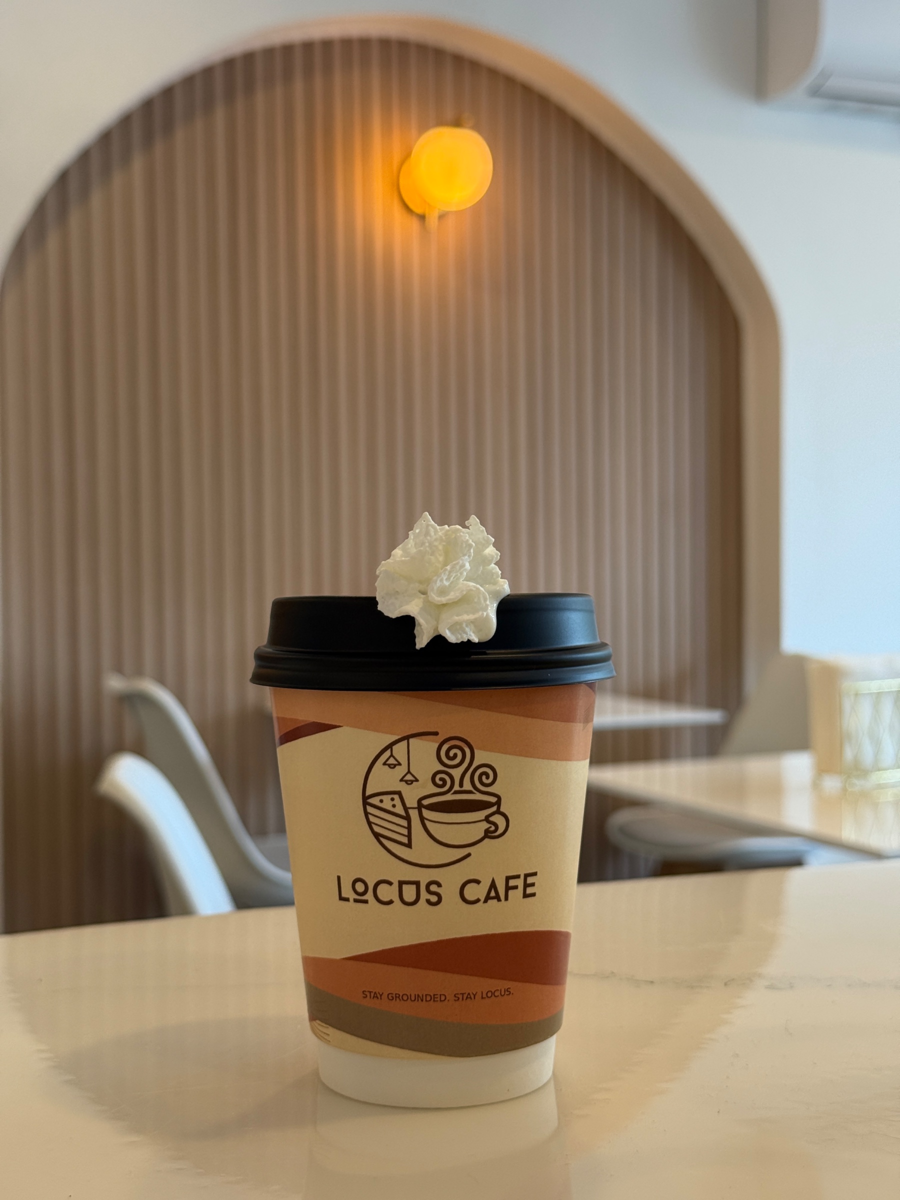 Coffee and treats at Locus Café